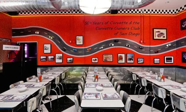 Corvette Club House & Groovy Room at Corvette Diner