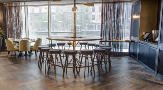 Round Table at Porter Kitchen & Deck