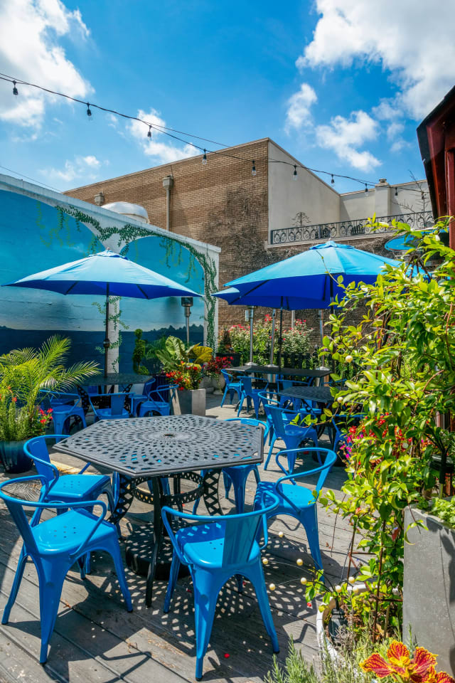 Outdoor Patio at Kitty Dare