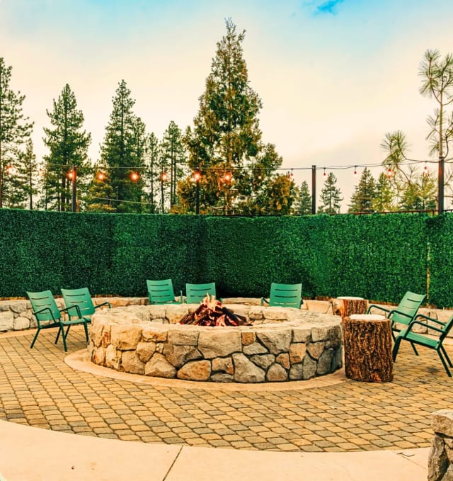 Fire Pit Lounge at Tipsy Putt - South Lake Tahoe