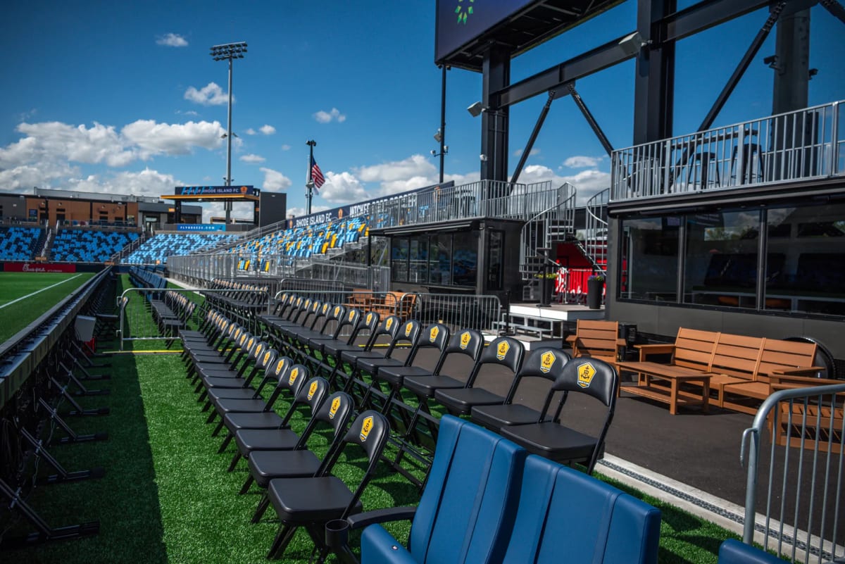 Centreville Bank Stadium: Midfield Pavilions