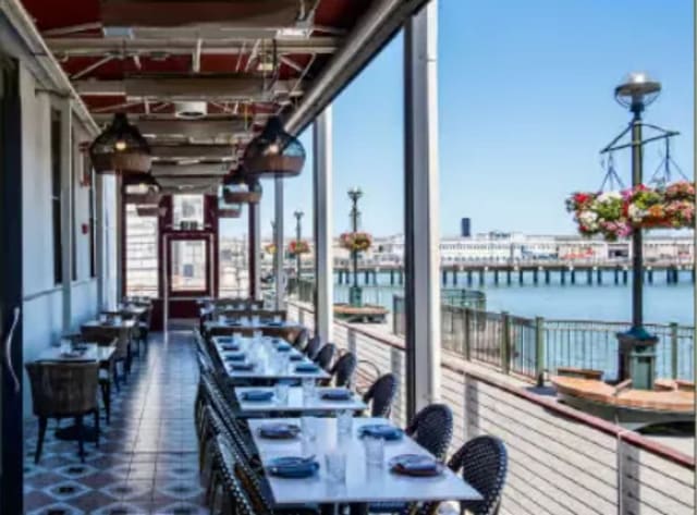 Waterfront Veranda at Alora Coastal Mediterranean