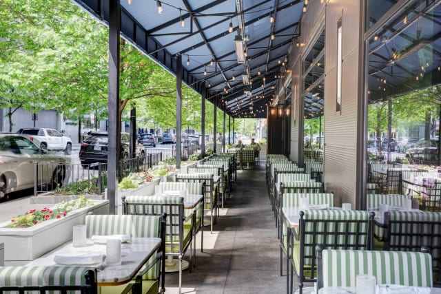 Outdoor Patio at Ambar Restaurant: Chicago