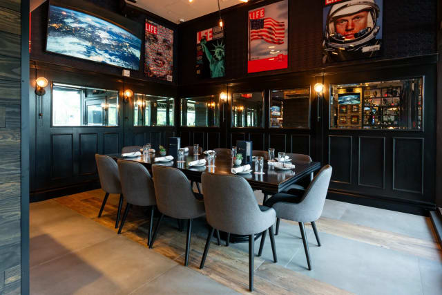 The Onassis Dining Table at American Social - Bar & Kitchen: Miami