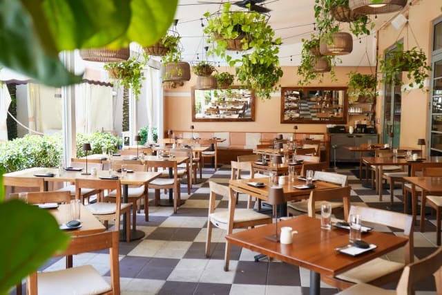 Outdoor Covered Patio at Blue Ribbon Sushi Bar & Grill at The Plymouth Hotel