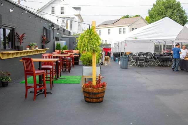 Outdoor Tent & Cigar Bar at Bodega on Smith