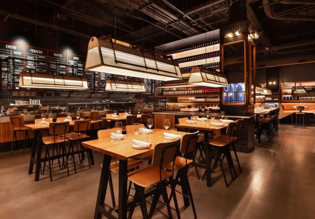 FULL OPEN KITCHEN VIEW at Boqueria TN: Fifth & Broadway