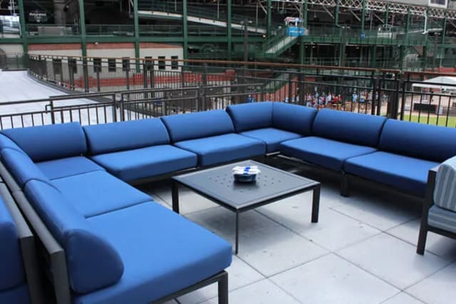 Large Terrace Cabana  at Budweiser Brickhouse Tavern