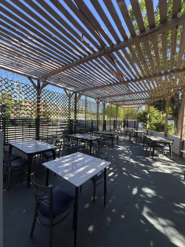 Outdoor Patio at Cow Belly Modern Dining