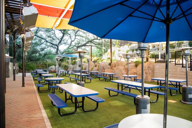 Beer Garden at Draft Republic San Marcos