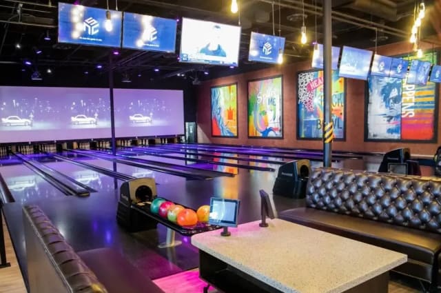 Bowling Alley at Draft Republic San Marcos