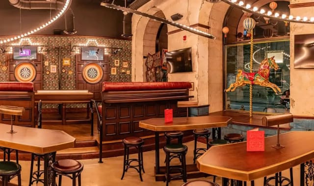Main Room at Flight Club Philadelphia