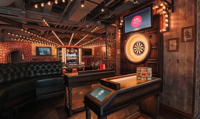 Main Room at Flight Club Washington D.C.