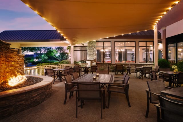 Patio at Hilton Garden Inn Phoenix North Happy Valley