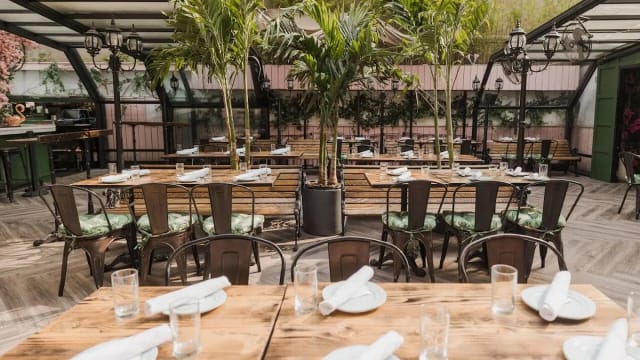 Glass-Enclosed Rooftop at Hotel Chantelle