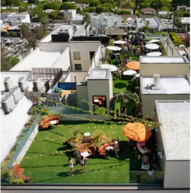 Rooftop Terrace  at Kimpton La Peer Hotel