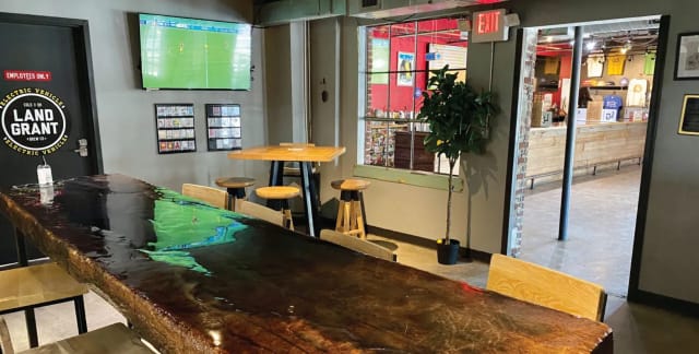 Kickstarter Room at Land-Grant Brewing Company