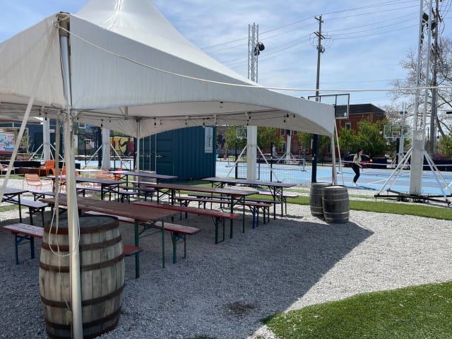 Summer Private Party Tent (APR-OCT) at Land-Grant Brewing Company