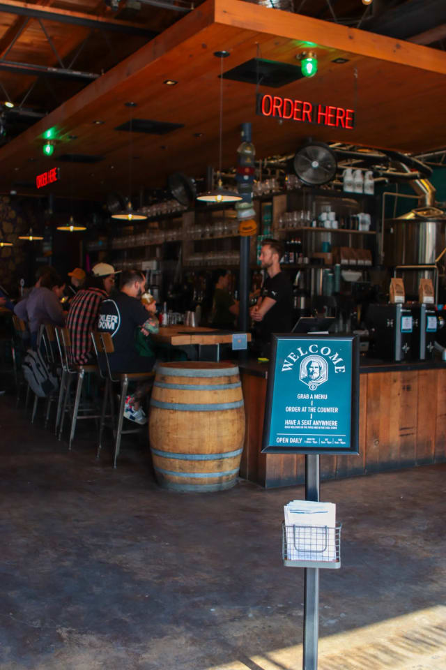 Main Bar at Lazarus Brewing: East Sixth