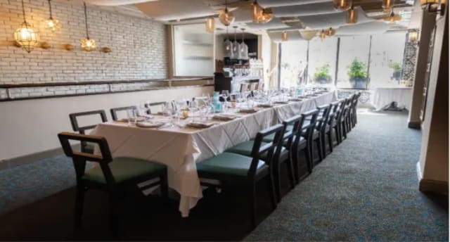 Upstairs Indoor Dining Room at Sababa