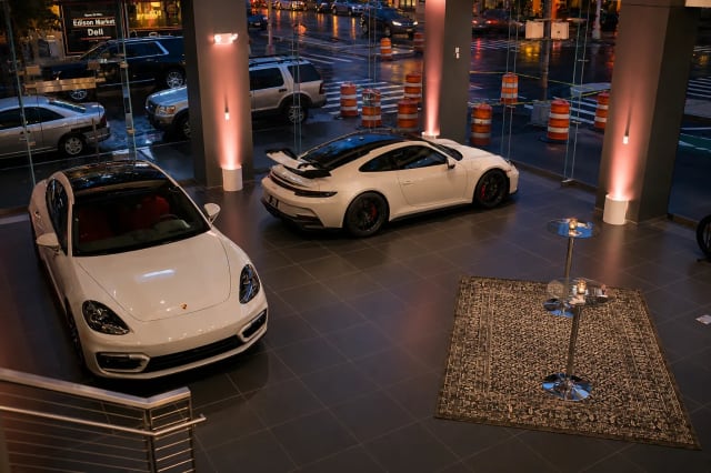 Porsche Showroom at Manhattan Motorcars