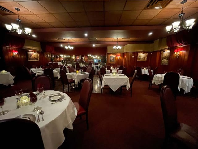 Main Dining Room at Mario's Italian Restaurant Detroit