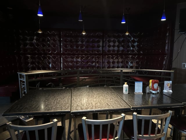 VIP Booth and Side Stage Area at Mike and Mona’s Bistro