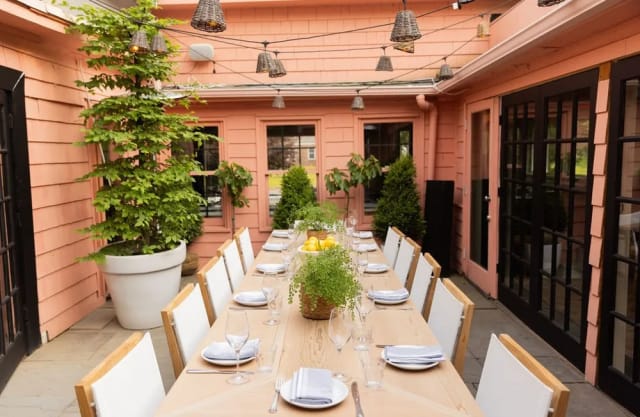 Sicilian Courtyard at Moby's East Hampton