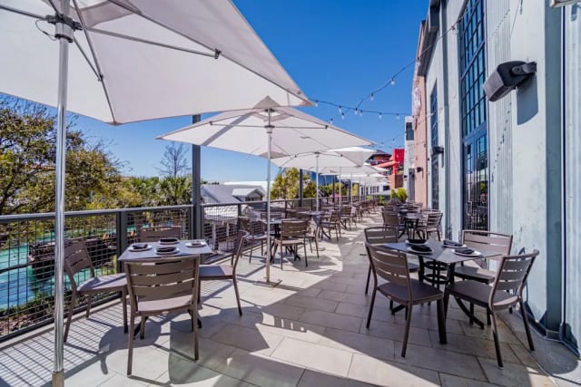 Upstairs Patio at Morimoto Asia