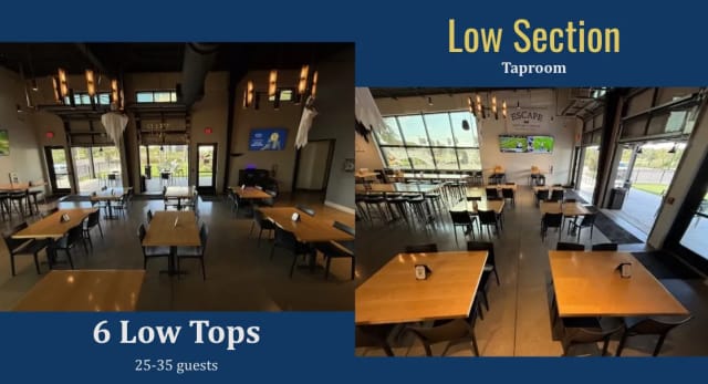 Low Section at The Collective at Escape Brewing Company