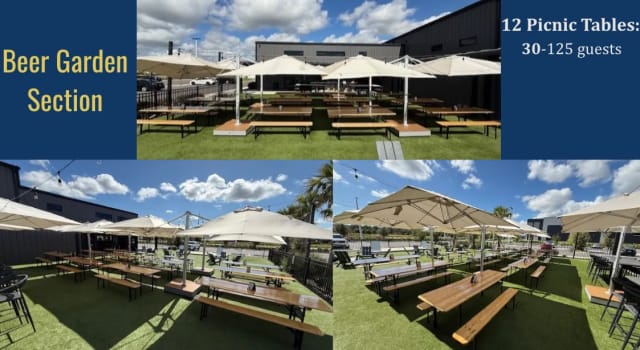 Beer Garden at The Collective at Escape Brewing Company