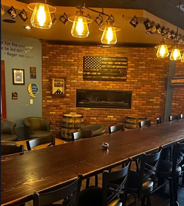 Community Table Area at The Explorium Brewpub Greendale