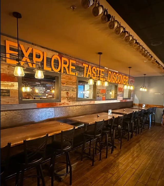 Bar Dining Area at The Explorium Brewpub Greendale
