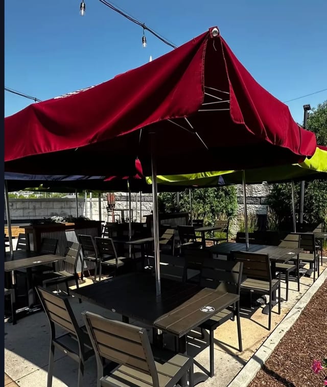 Lower Patio at The Explorium Brewpub Greendale