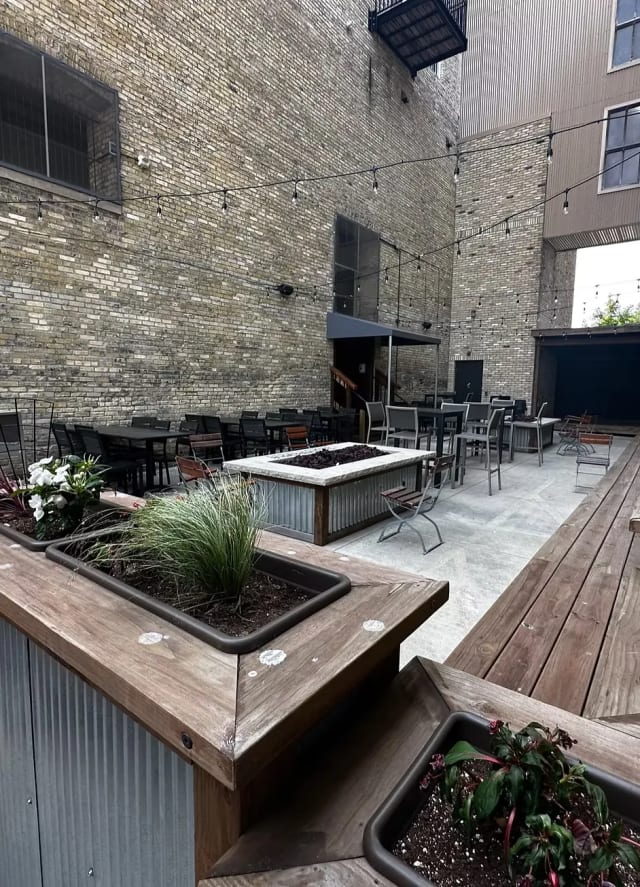 Outside Patio at The Explorium Brewpub Third Ward