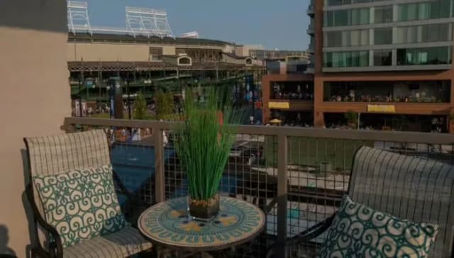 Private Patio at The Skylight Room at Rizzo's