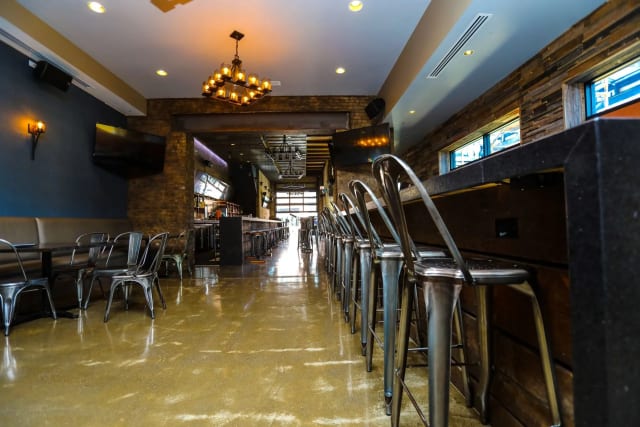 Back Bar at The Skylight Room at Rizzo's