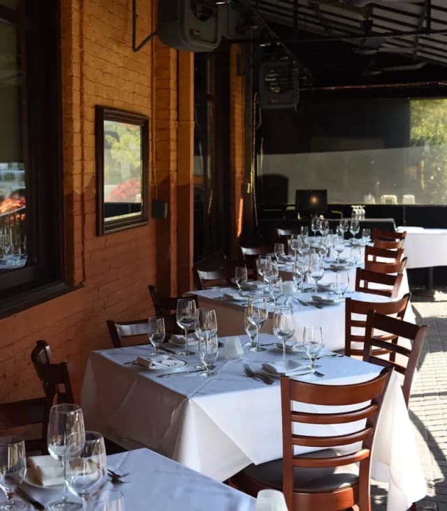 Private Patio at Volare Italian Restaurant