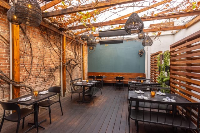 Back Patio at Wife and the Somm