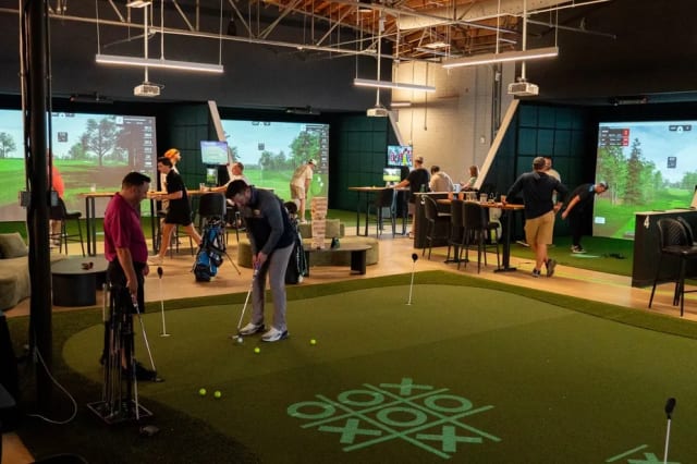 Social Green + Simulator Bays at Tap In