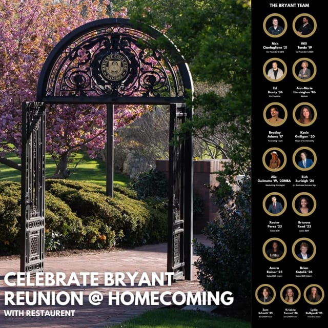 Celebrate Bryant University Reunion at Homecoming. Best Places to host your Alumni Weekend Dinners.