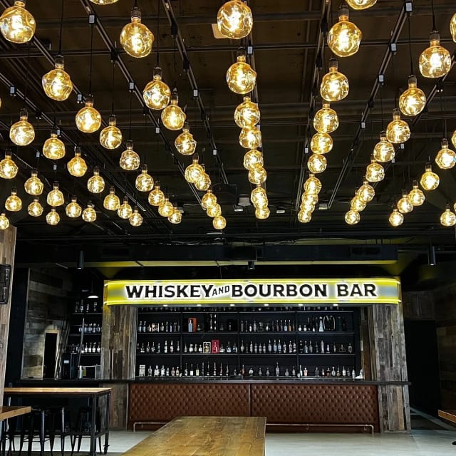 Main Floor (semi private and fully private rentals available) at Whiskey River Saloon