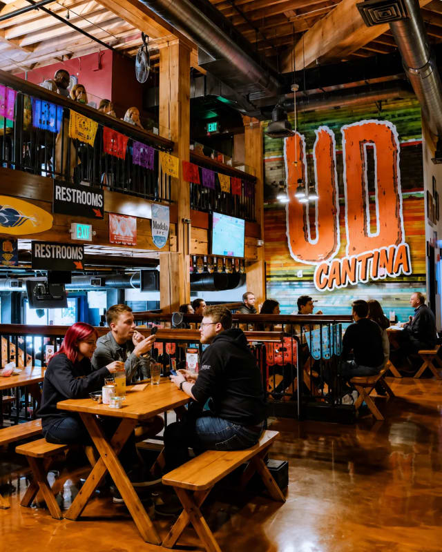 Picnic Tables at Underdogs Cantina