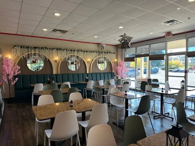 Semi-Private Dining Area at Sip N Spices Bar & Grill