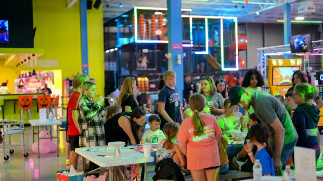 Party Table at Urban Air Sicklerville NJ