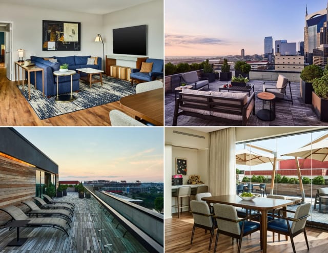 Penthouse + Terrace at The Untitled Nashville Hotel at Bankers Alley