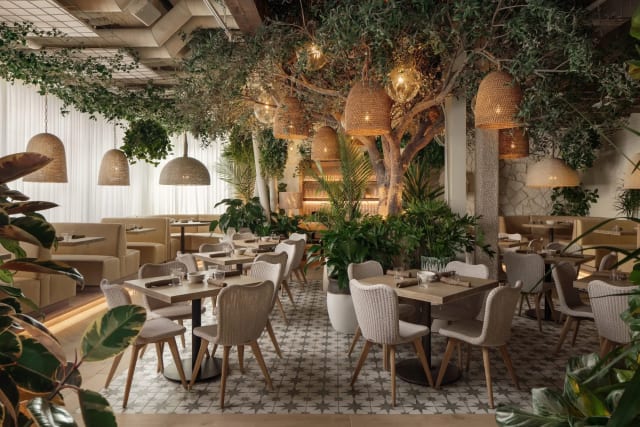 Main Dining Room & Main Bar at Ema - Austin