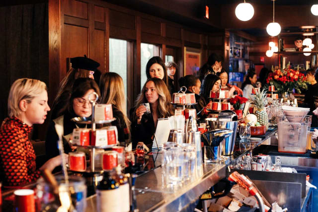 Cocktail lounge at Metro Private Cinema