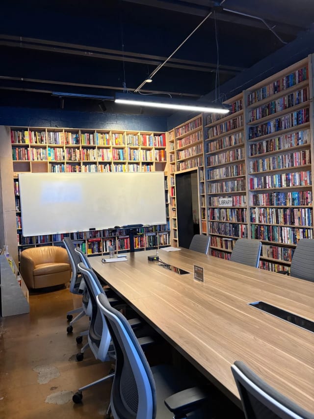 The Library-Conference Room at Music City Work Club