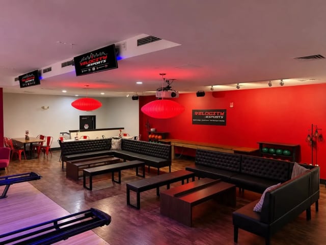 VIP Bowling Space at Velocity Esports